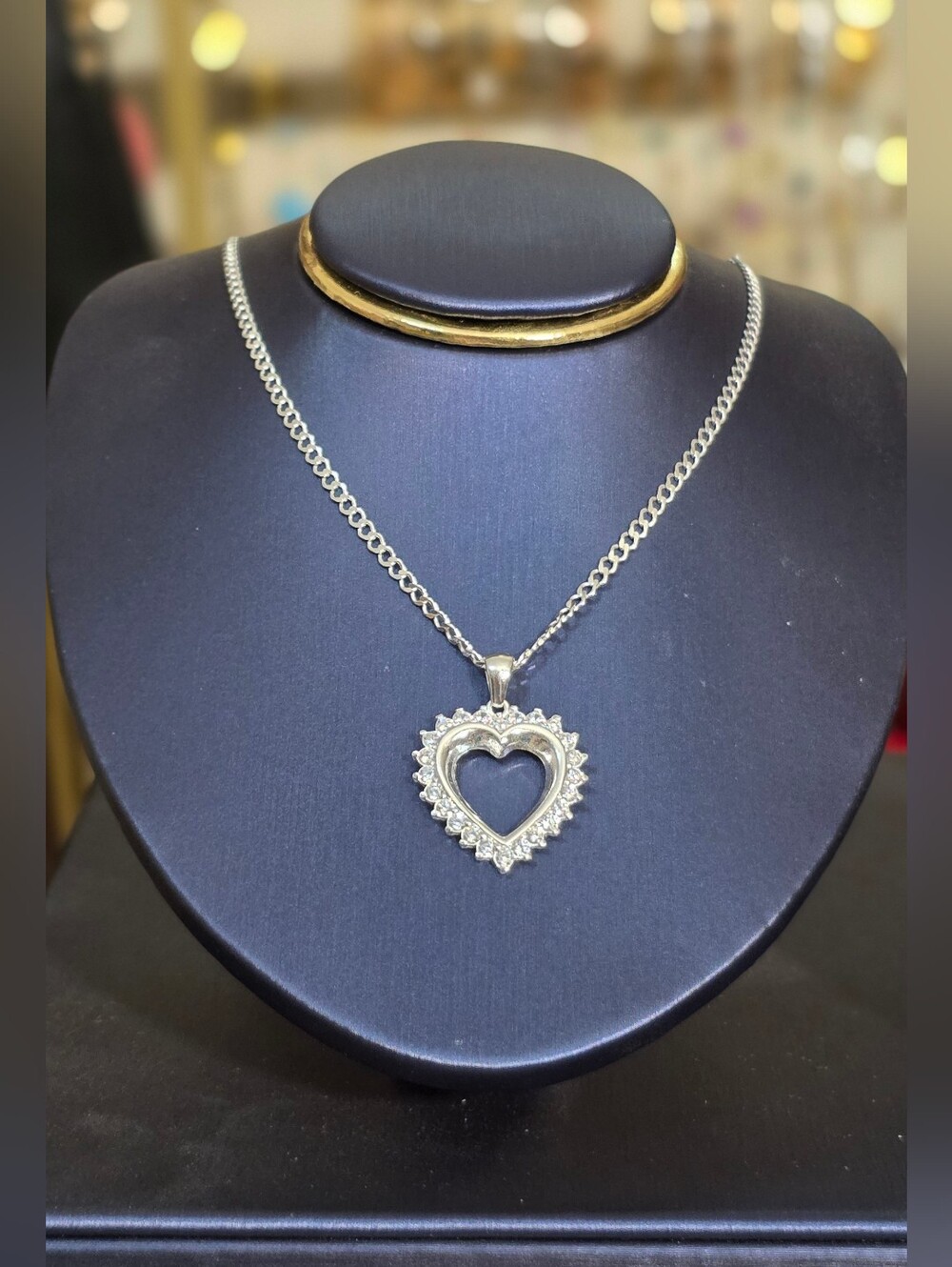 Sterling Silver Heart Pendant Necklace - Elegant Women's Jewelry